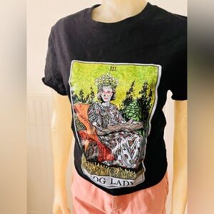 Log lady David lynch Twin Peaks show T-Shirt